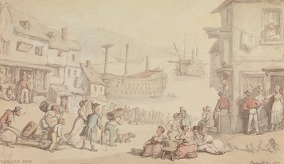 Plymouth Dock von Thomas Rowlandson